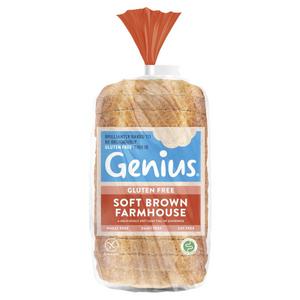 Genius Gluten Free Farmhouse Soft Brown Bread Loaf