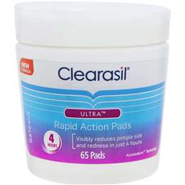 Clearasil Ultra Facial Wipes Deep Pore 65pk