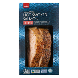 Coles Hot Smoked Salmon Pepper