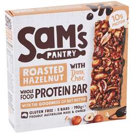 Sam's Pantry Roasted Hazelnut Protein Bar 5 pack