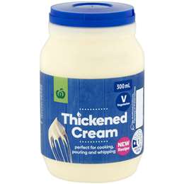 Woolworths Thickened Cream 300ml