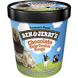 Ben & Jerry's Ice Cream Cookie Dough 458ml tub