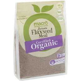 Macro Organic Brown Flaxseed Meal 500g