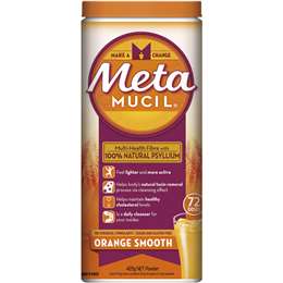 Metamucil Orange Smooth Fibre 72 Doses 425g