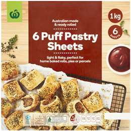 Woolworths Puff Pastry Sheets 1kg
