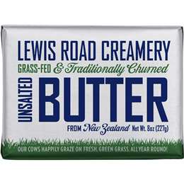Lewis Road Creamery Grass Fed Butter Unsalted 227g