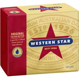 Western Star Original Butter Block 500g